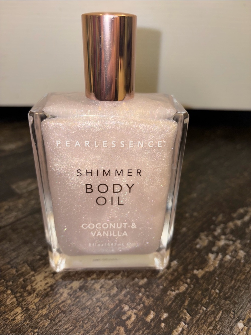 Pearlessence Shimmer Body Oil - Coconut & Vanilla (Pearlescent Pink)